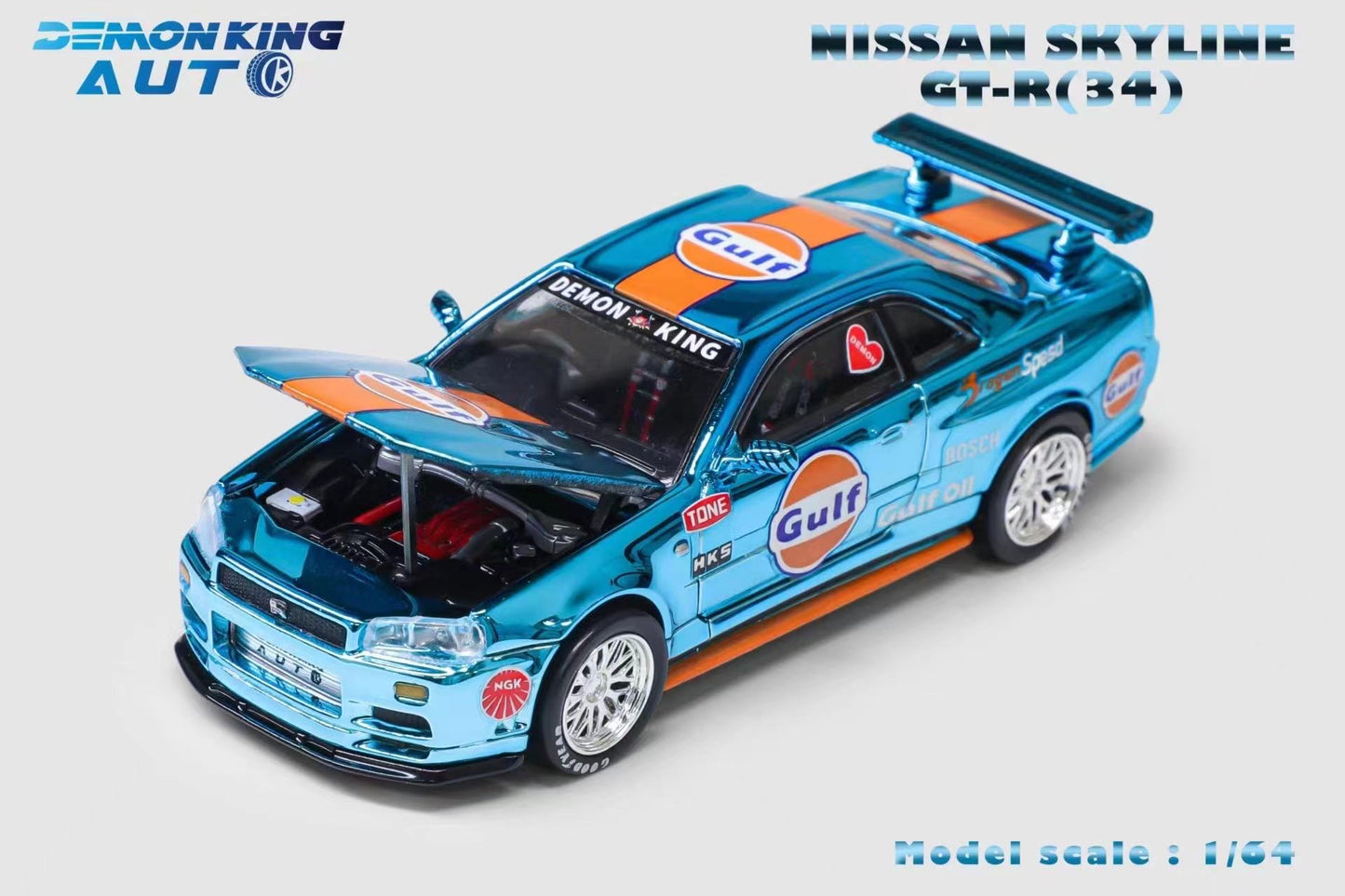 Demon King Auto Nissan Skyline GT-R 34 Gulf