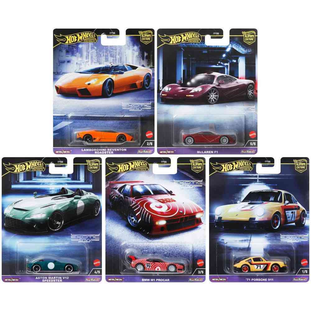 Hot Wheels Premium Car Culture Set - Exotic Envy