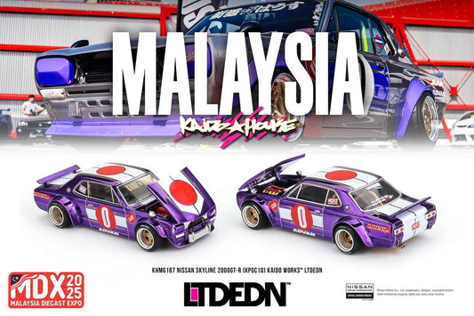 【Pre-Order】MINI GT x Kaido House 1:64 #187 NISSAN SKYLINE 2000GT-R (KPGC10) KAIDO WORKST™ LTDEDN