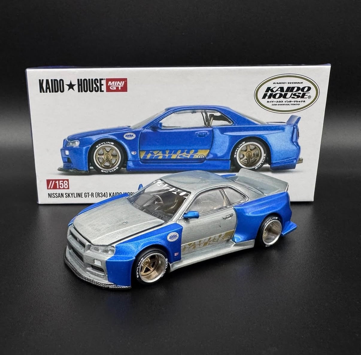 【Pre-Order】MINI GT x Kaido House 1:64 #158 Nissan Skyline GTR(R34) Chase