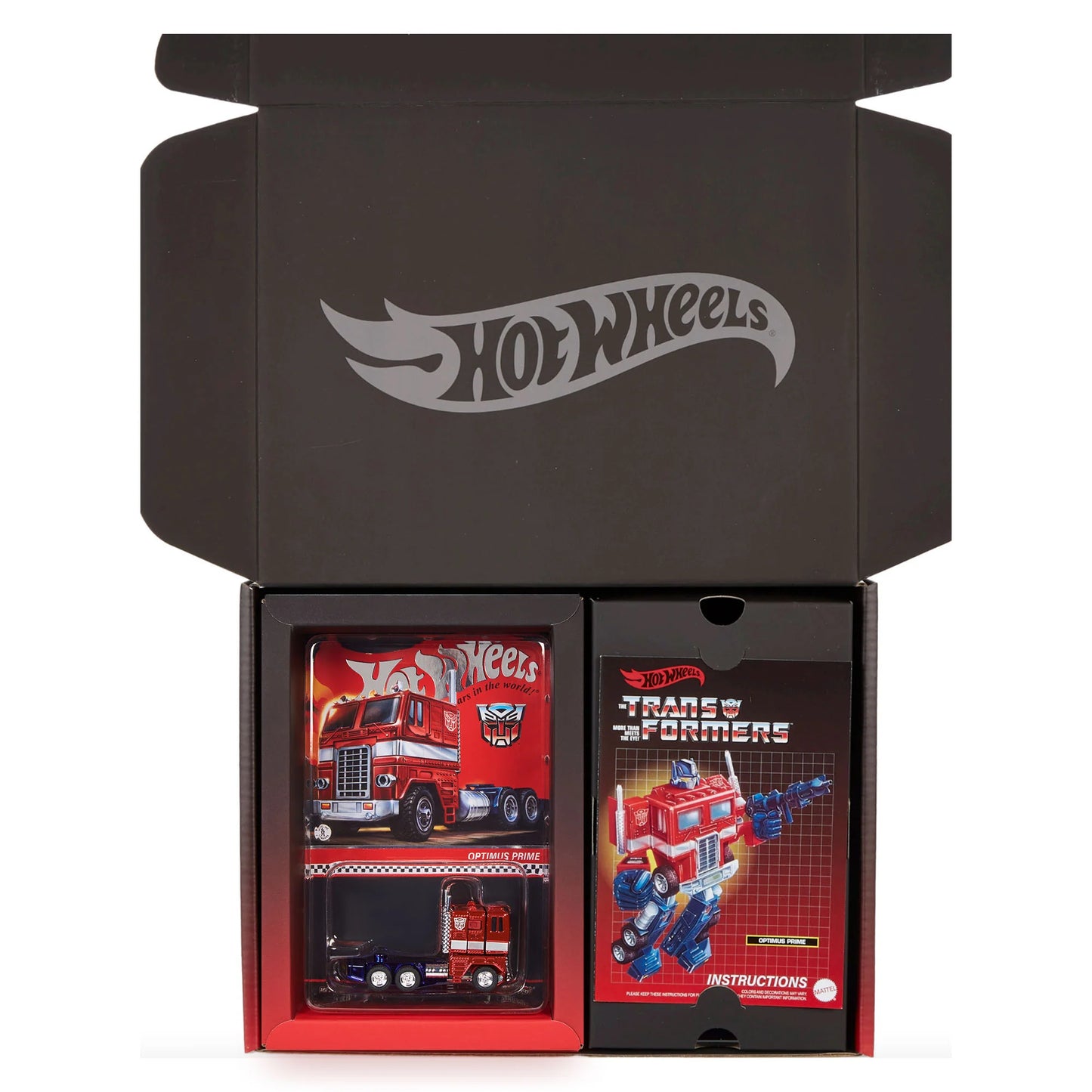Hot Wheels 1:64 RLC Transformers Optimus Prime Set