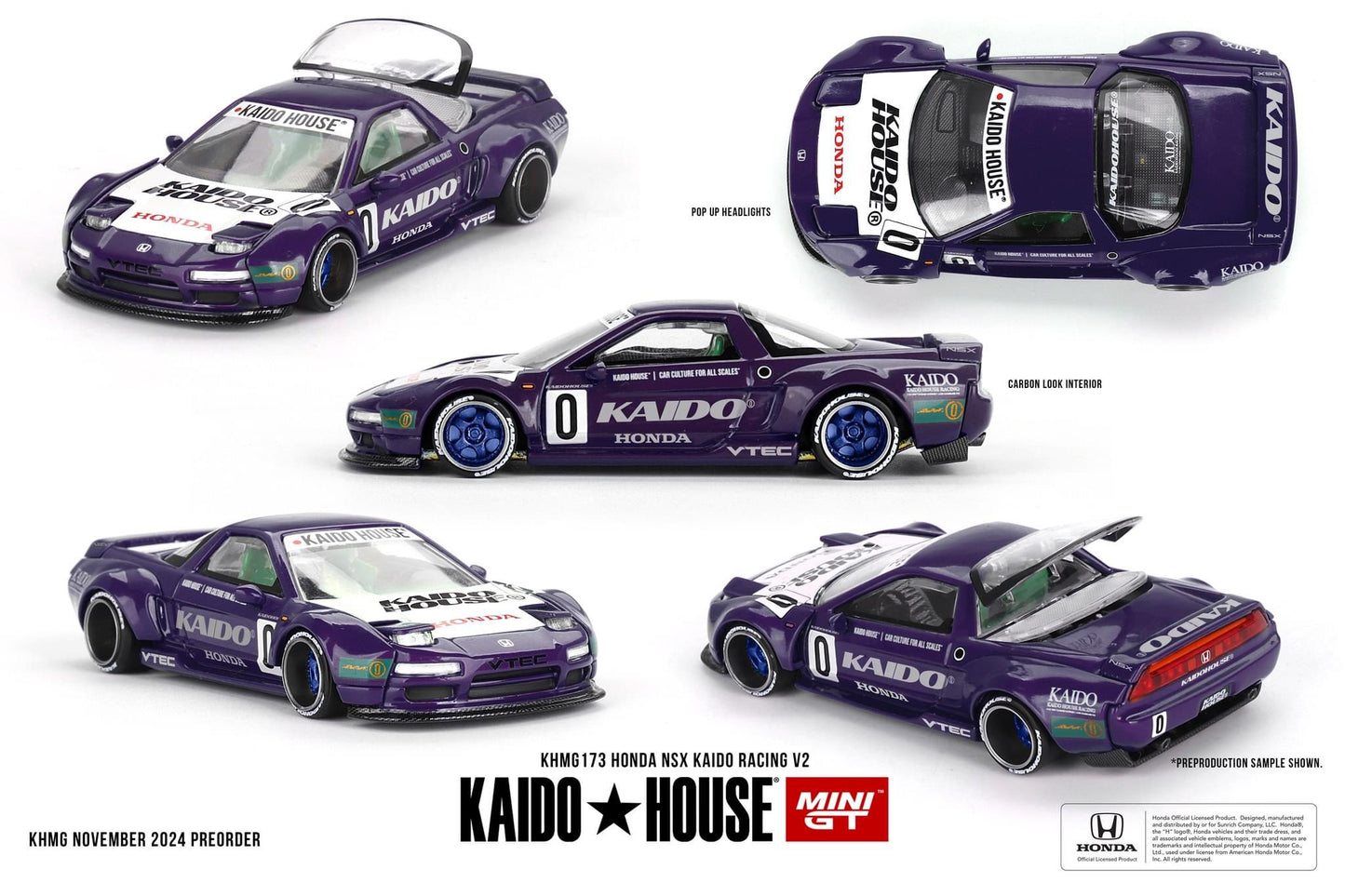 MINI GT x Kaido House #173 HONDA NSX KAIDO RACING V2