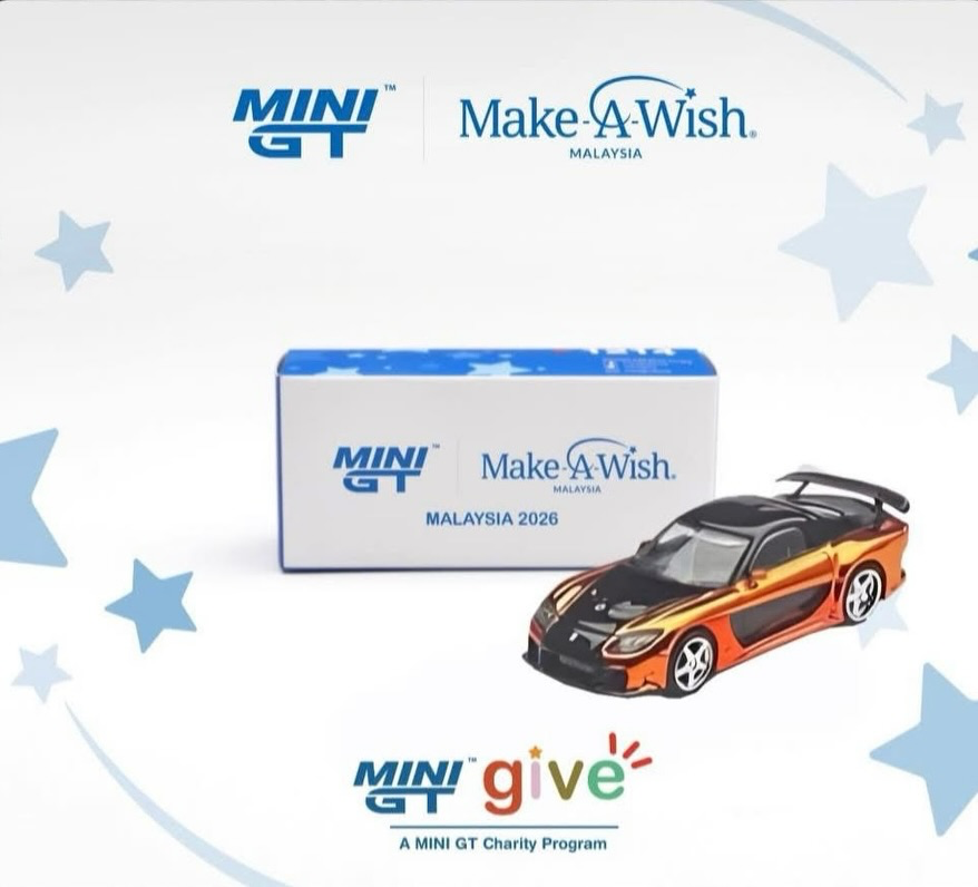MINI GT Give x Make A Wish Malasiya 2026