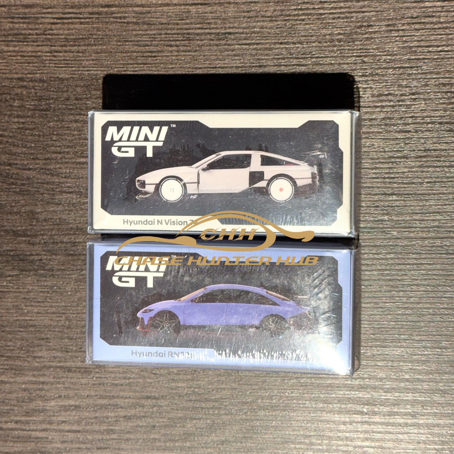 MINI GT Hyundai RN22e & N Vision 74 set (2 cars)