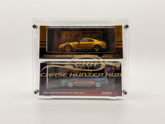 Inno 64 2 Cars Acrylic Display Case 2-Layers [Screws]