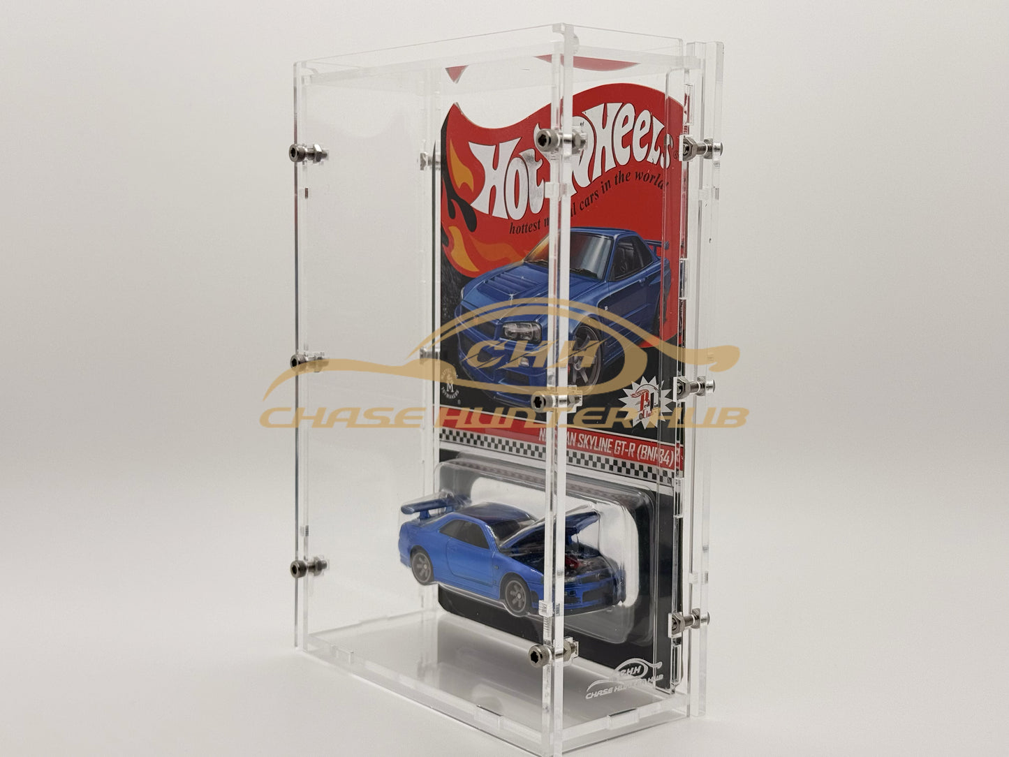 Hot Wheels Acrylic Carded Display Case (RLC/Mainline) [Screws]