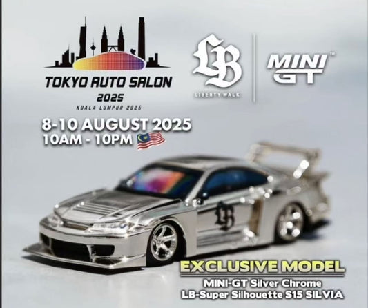 【Pre-Order】Mini GT LBWK Nissan S15 Silvia Malasiya Exclusive