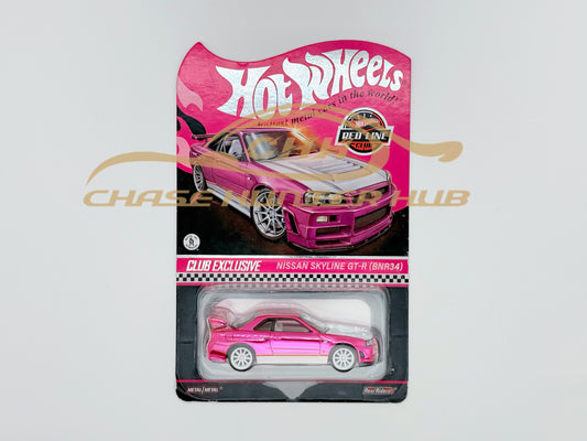 Hot Wheels RLC Exclusive Pink Editions Nissan Skyline GT-R