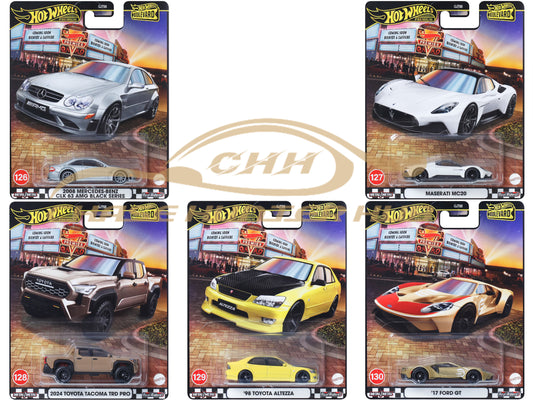 Hot Wheels Premium Boulevard Set of 5 #126-130