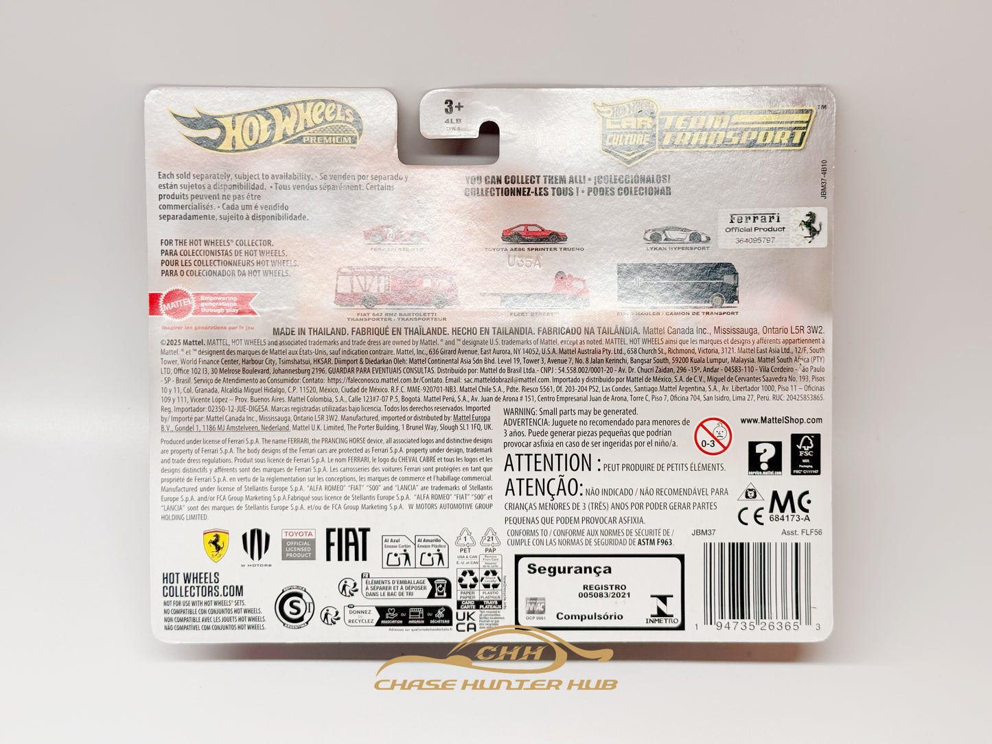 【Pre-Order】Hot Wheels Ferrari 250 GTO Team Transport