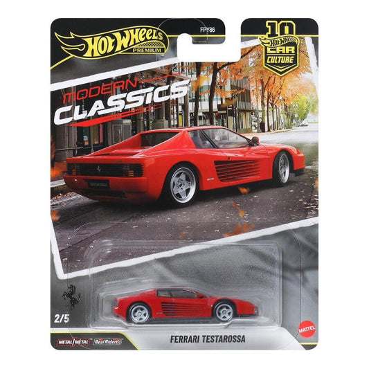 Hot Wheels Car Culture Modern Classics Ferrari Testarossa（China Sticker）