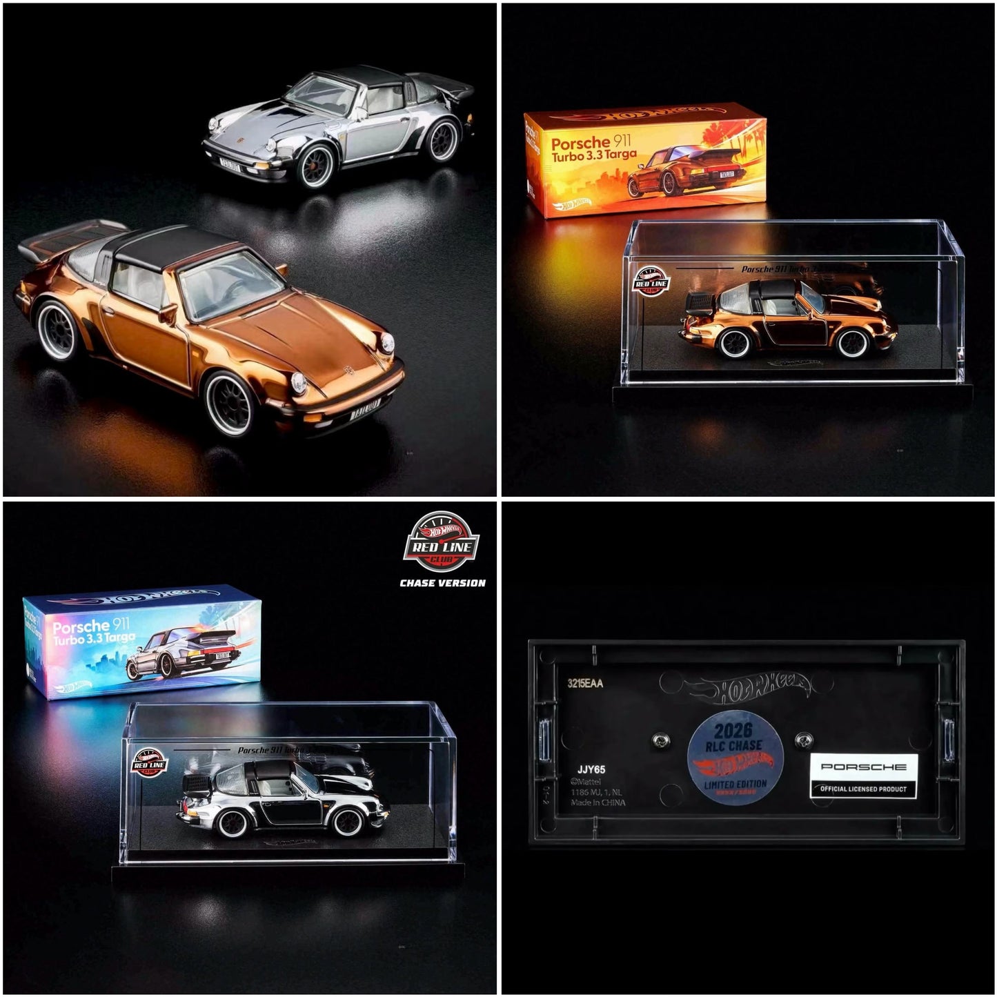 Hot Wheels RLC Porsche 911 Turbo 3.3 Targa