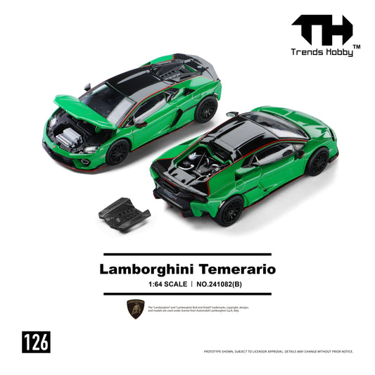 Trends Hobby #126 Lamborghini Temerario Green