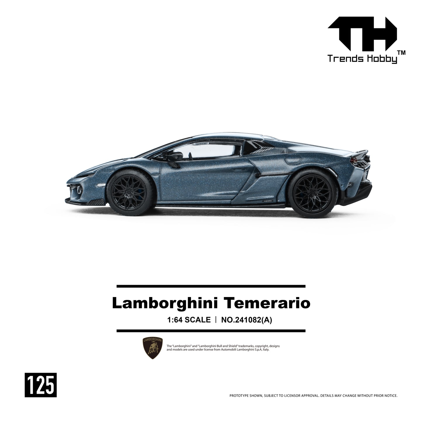 Trends Hobby #125 Lamborghini Temerario Matte Blue