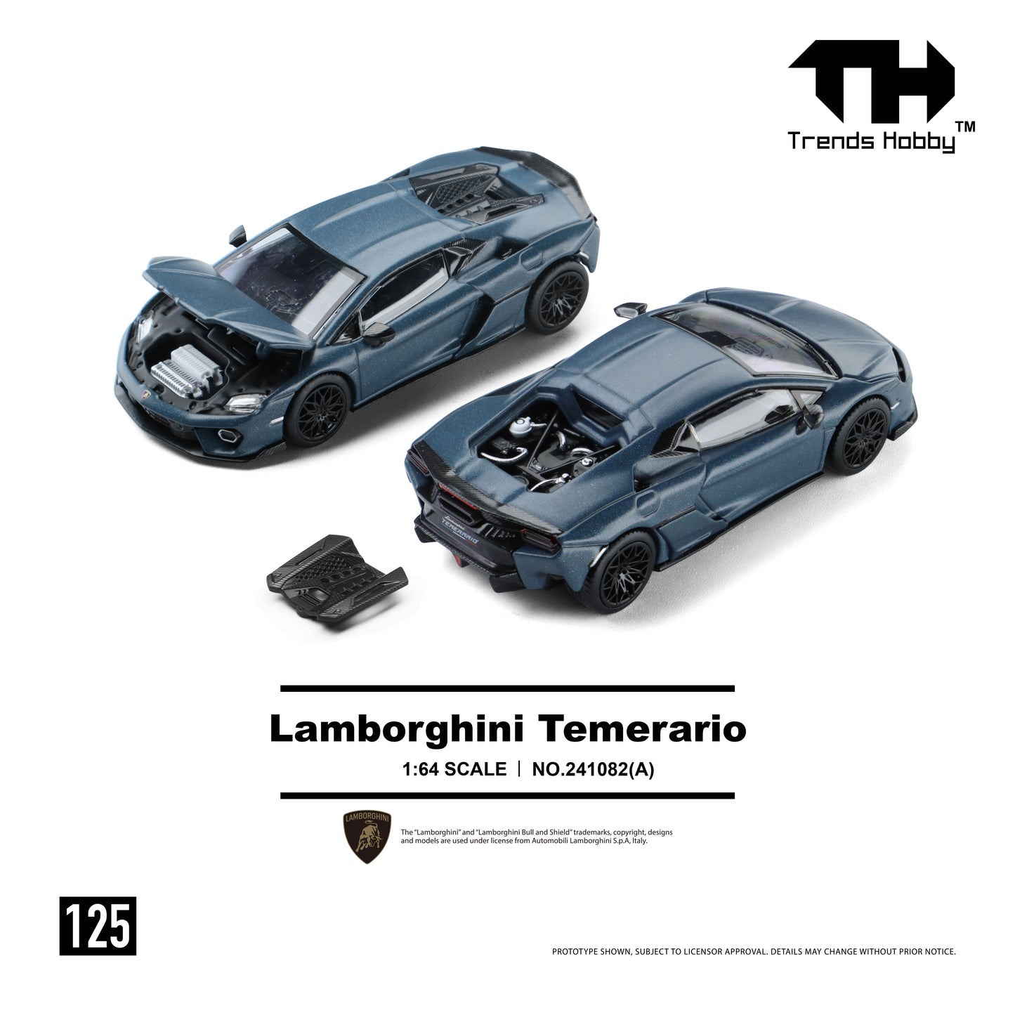 Trends Hobby #125 Lamborghini Temerario Matte Blue