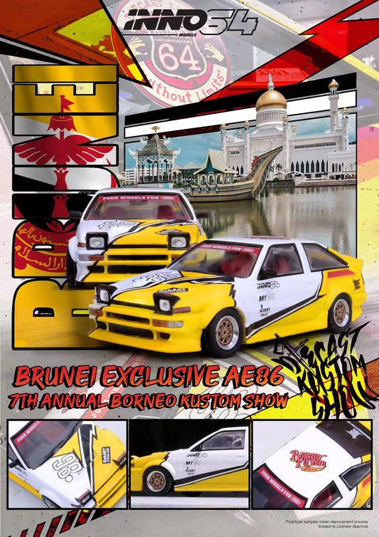 TOYOTA SPRINTER TRUENO AE86 Brunei Diecast Kustom Show 2024