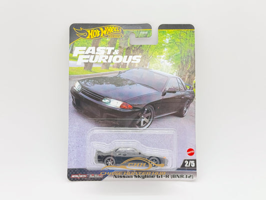 Hot Wheels 1:64 Fast & Furious Premium - Nissan Skyline GT-R (BNR32)