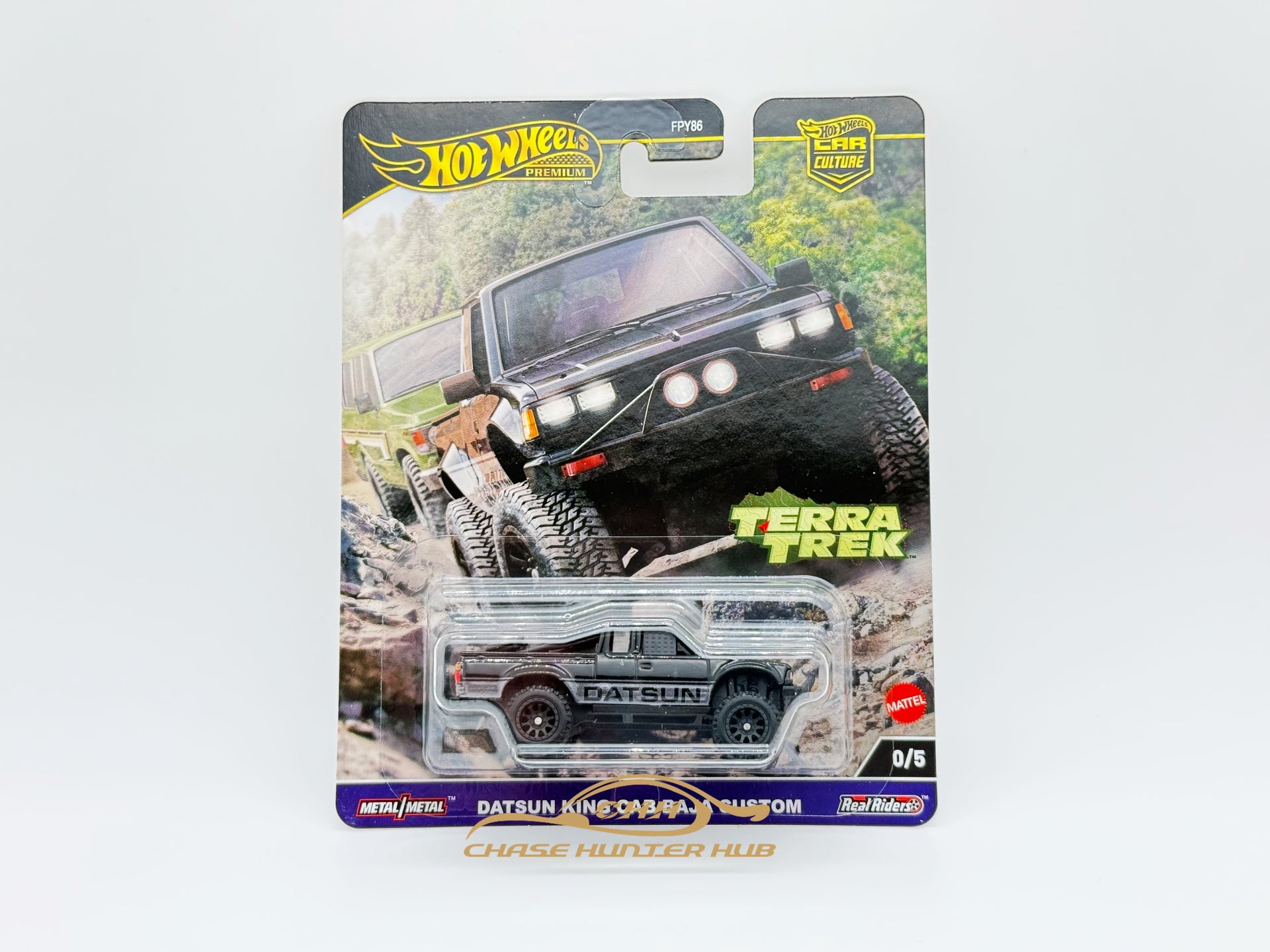 Voiture hotwheels premium chase datsun king cab baja, 0/5, 1/64ème - Collection Voiture hotwheels premium chase datsun king cab baja, 0/5, 1/64ème - Collection