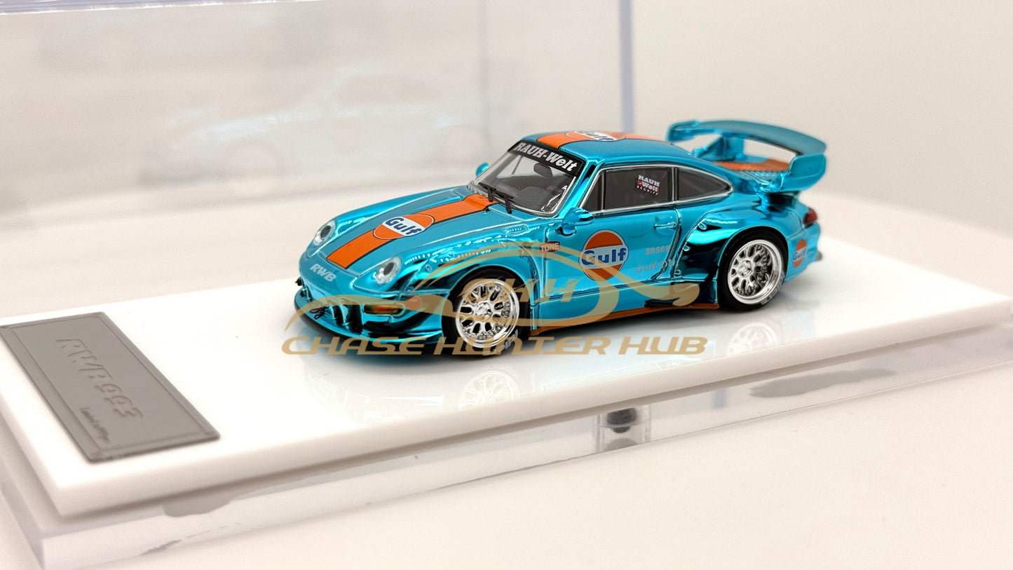 Fast Speed 1:64 Gulf Porsche RWB 993