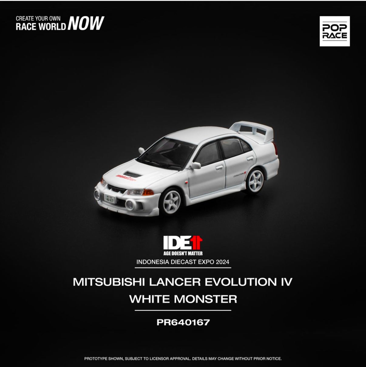 Pop Race IDE 2024 Mitsubishi Lancer Evolution IV PR640167