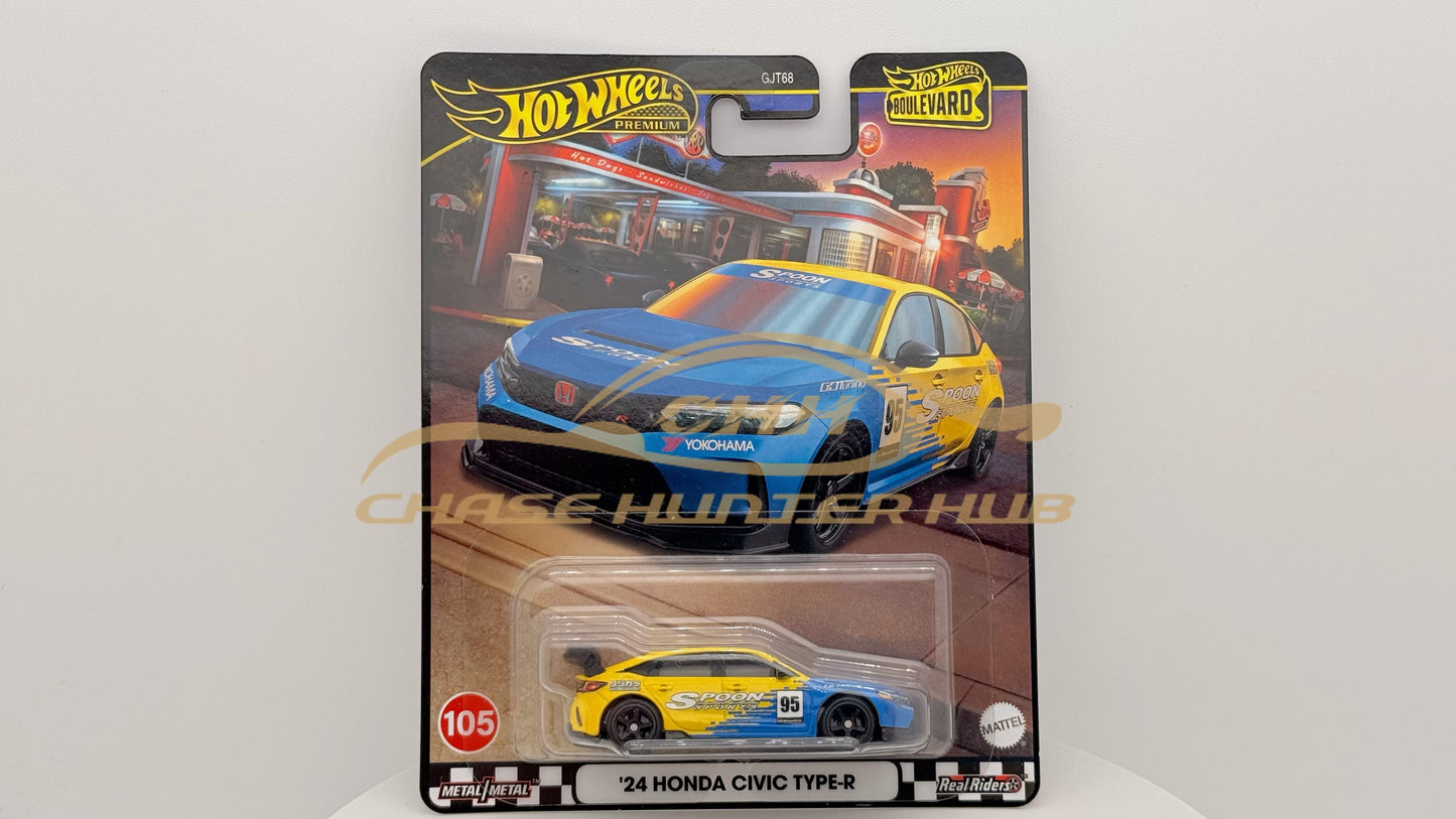 Hot Wheels Boulevard #105 24 Honda Civic Type-R