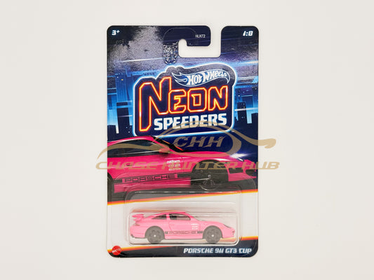 Hot Wheels NEON SPEEDERS PORSCHE SII GT3 CUP Pink