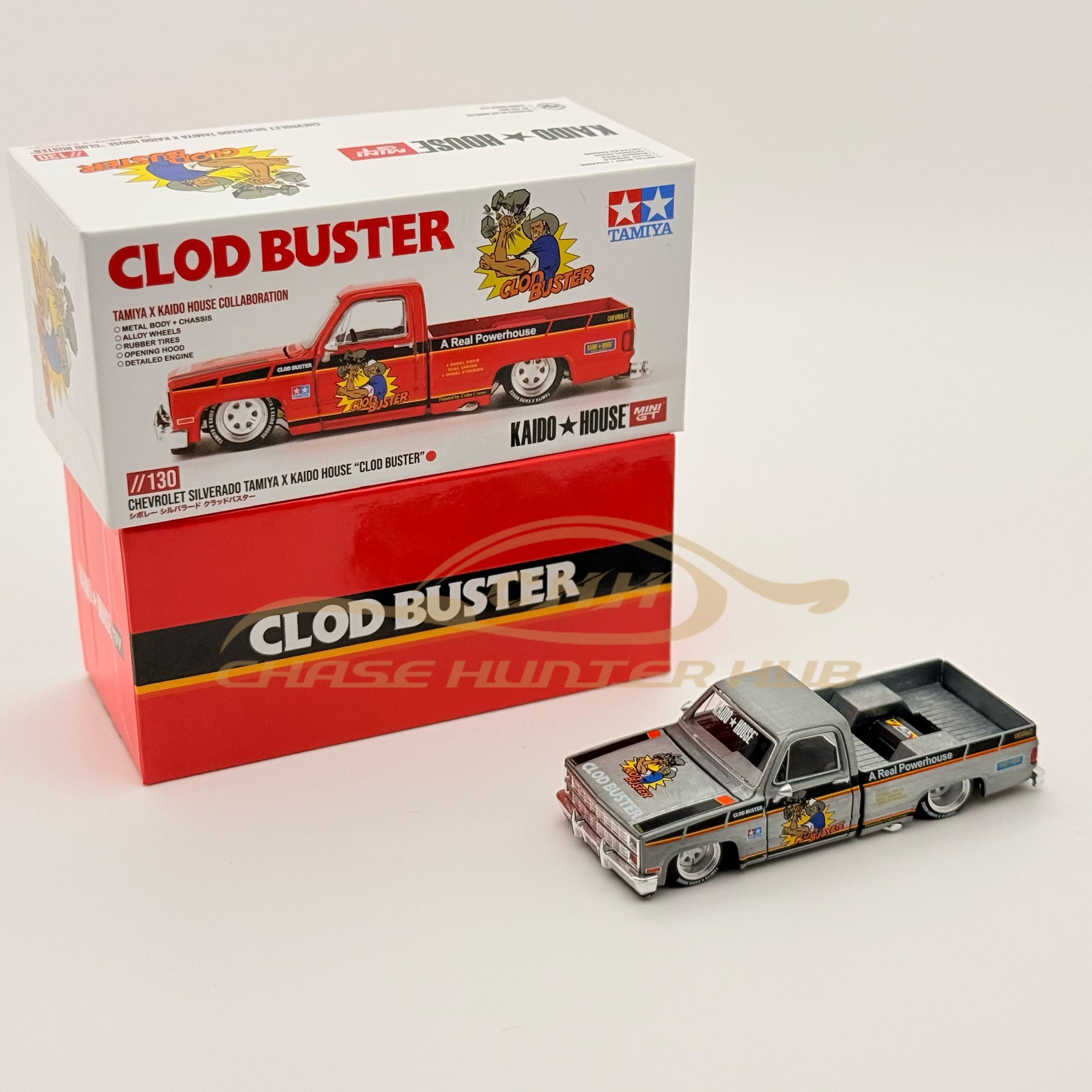 MINI GT x Kaido House 1:64 #130 Chevrolet Silverado TAMIYA x KAIDO MINI GT x Kaido House 1:64 #130 Chevrolet Silverado TAMIYA x KAIDO