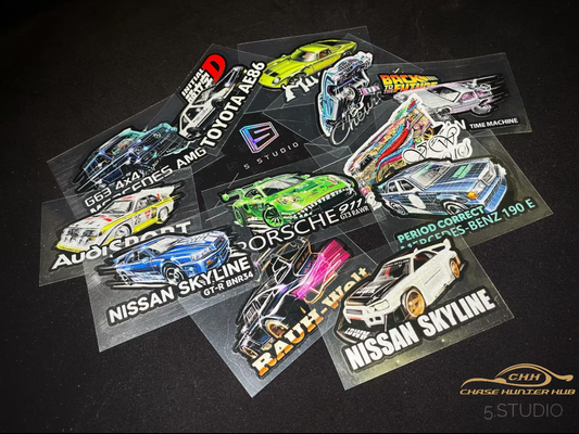 CHH Diecasts 3M Reflective Sticker 1.0 Set of 12