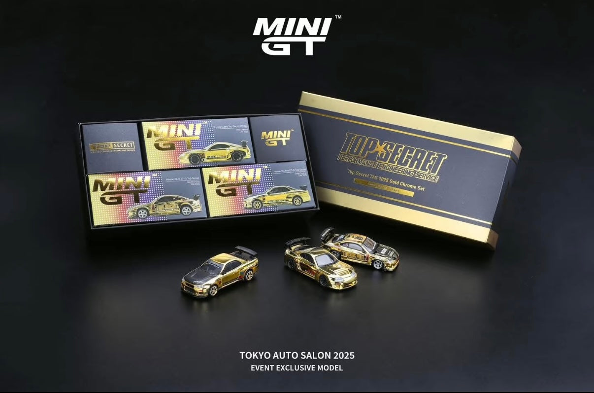 Mini GT Top Secret 2025 Tokyo Auto Salon Set of 3