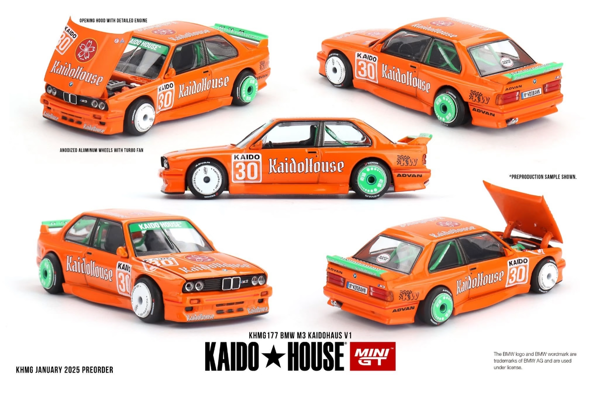 【Pre-Order】MINI GT X Kaido House KHMG177 BMW M3 KAIDOHAUS V1