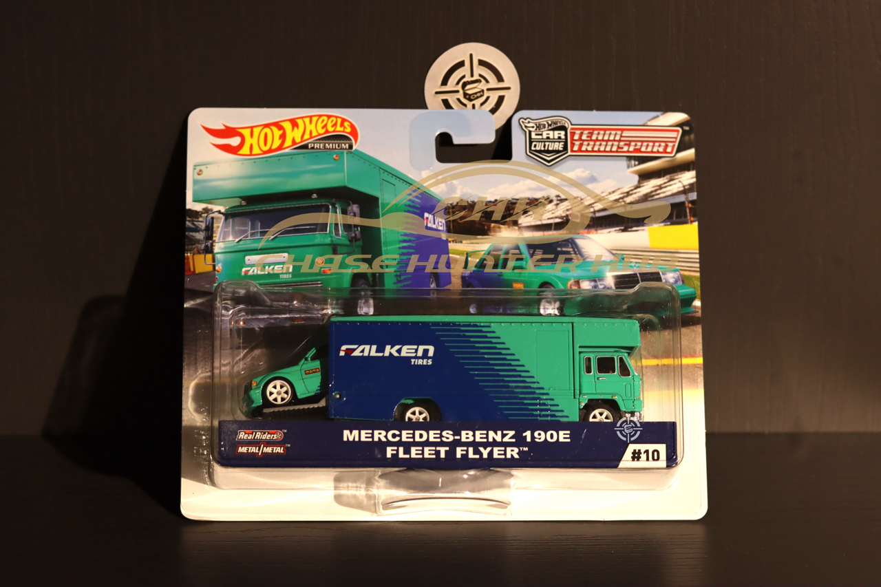 Hot Wheels Team Transport #10 Mercedes- Benz 190E Falken