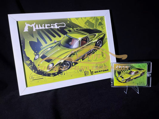 Lambo Miura P400 SV Poster set