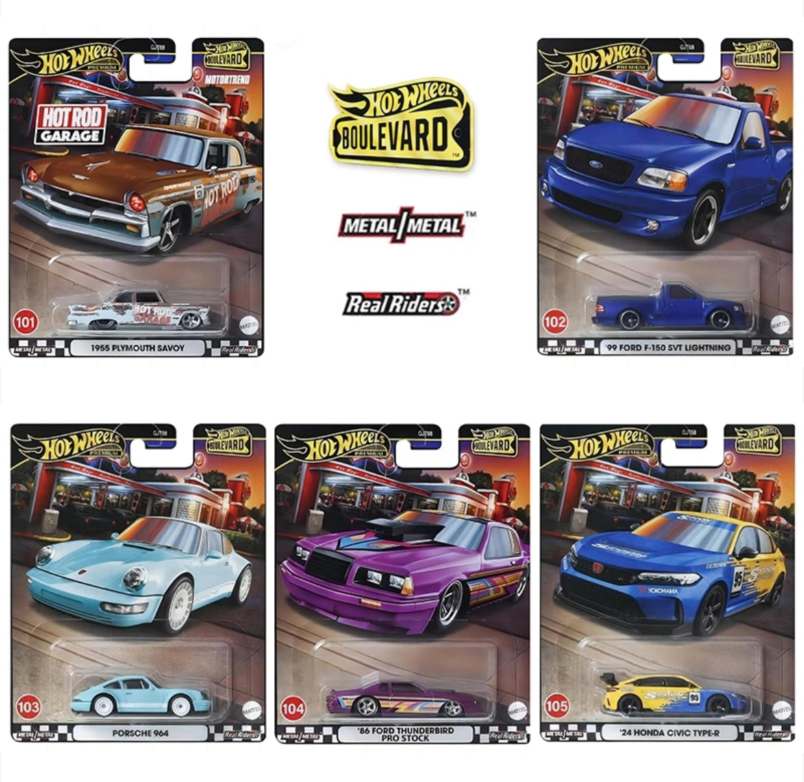 Hot Wheels Boulevard #101 - 105