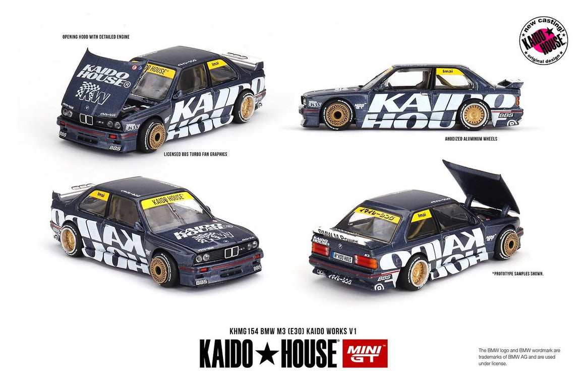 MINI GT x Kaido House #154 BMW M3 (E30) V1