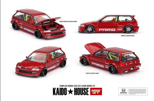 MINI GT x Kaido House #156 Honda Civic(EF) V2