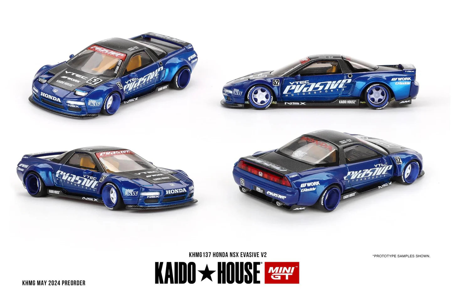 MINI GT x Kaido House #137 1:64 Honda NSX Evasive V2