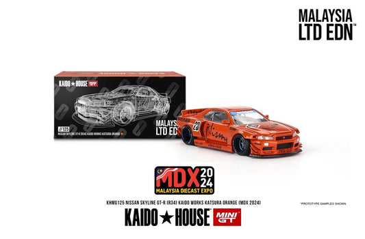 MINI GT x Kaido House #125 Nissan Skyline GT-R34 Malaysia Diecast Expo