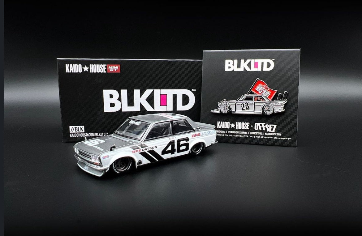 MINI GT x Kaido House Datsun 510 Wagon BRE BLKLTD