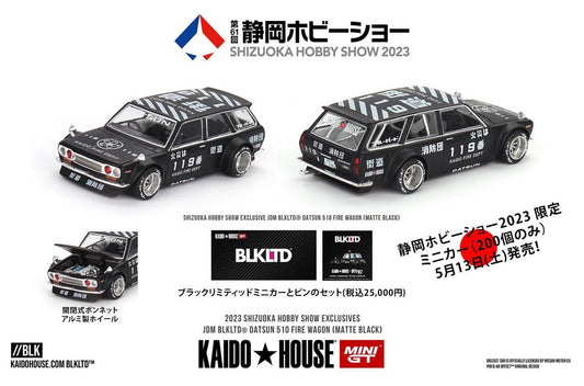 MINI GT x Kaido House Datsun 510 Fire Wagon Shizuoka Hobby Show