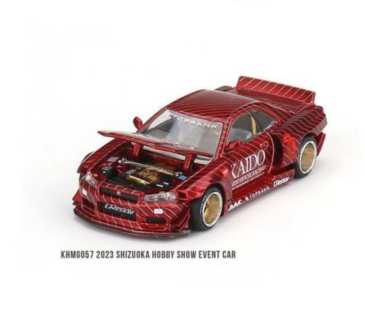 MINI GT x Kaido House #Japan Nissan Skyline GTR34 2023 Shizuoka Hobby Show Event