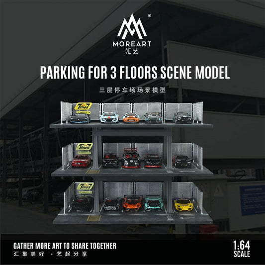 MOREART Parking for 3 Floors Scene Model