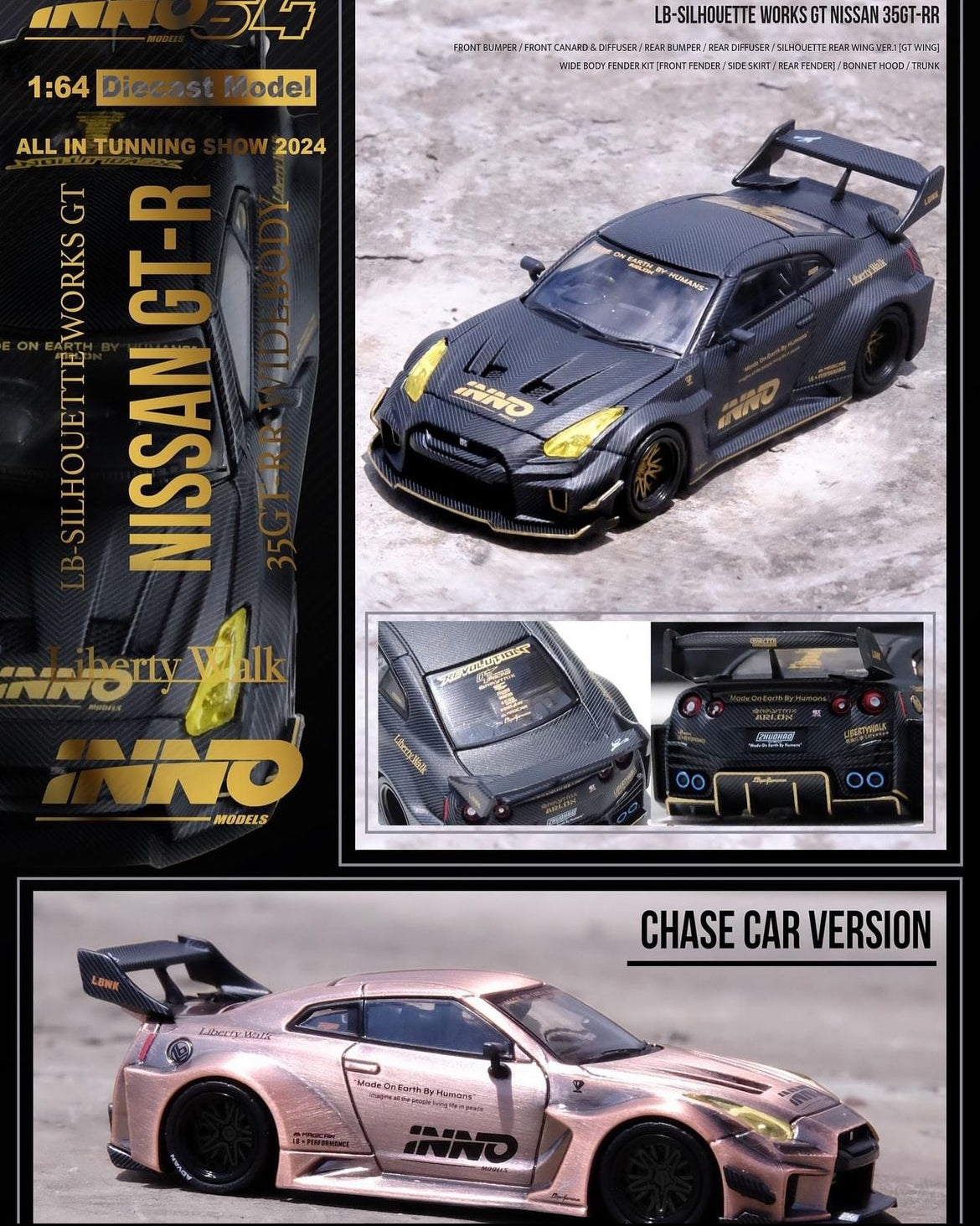 INNO 64 ALL IN TUNING 2024 NISSAN GTR35 FULL CARBON