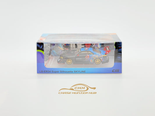 CM Model 1:64 LBWK Nissan Skyline GTR34 IDE
