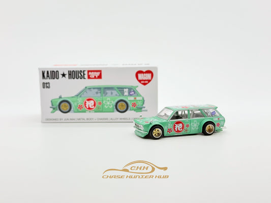 MINI GT x Kaido House #013 Datsun 510 Wagon Green
