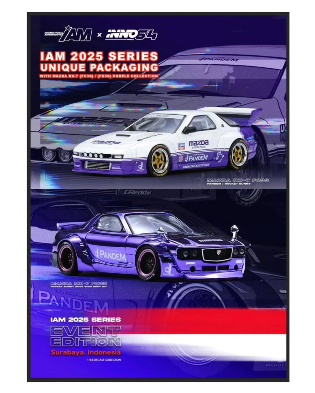【Pre-Order】INNO64 1:64 IAM Surabaya 2025 Exlusive Cars Set of 2