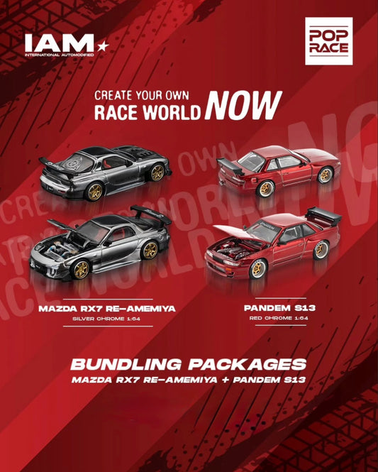 【Pre-Order】Pop Race 1:64 IAM Surabaya 2025 Exlusive Cars Set of 2