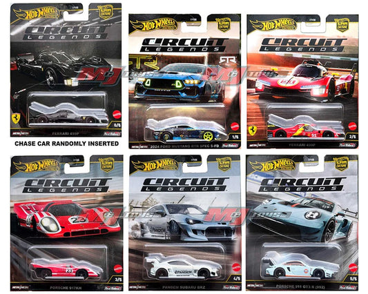 【Pre-Order】Hot Wheels 1:64 Car Culture CIRCUIT LEGENDS Set of 5