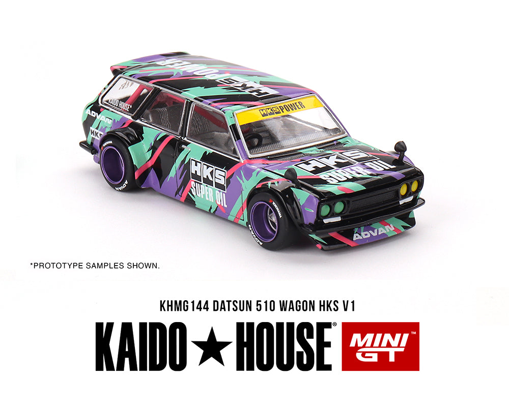 MINI GT x Kaido House 1:64 Datsun 510 Wagon HKS V1