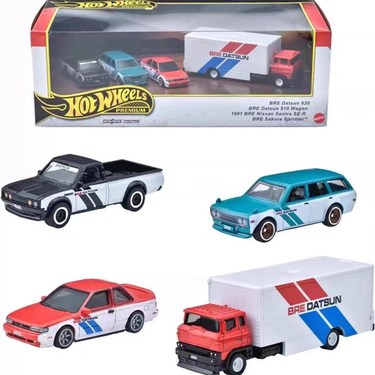 Hot Wheels Premium 1:64 Collectors Box Set Bre Datsun