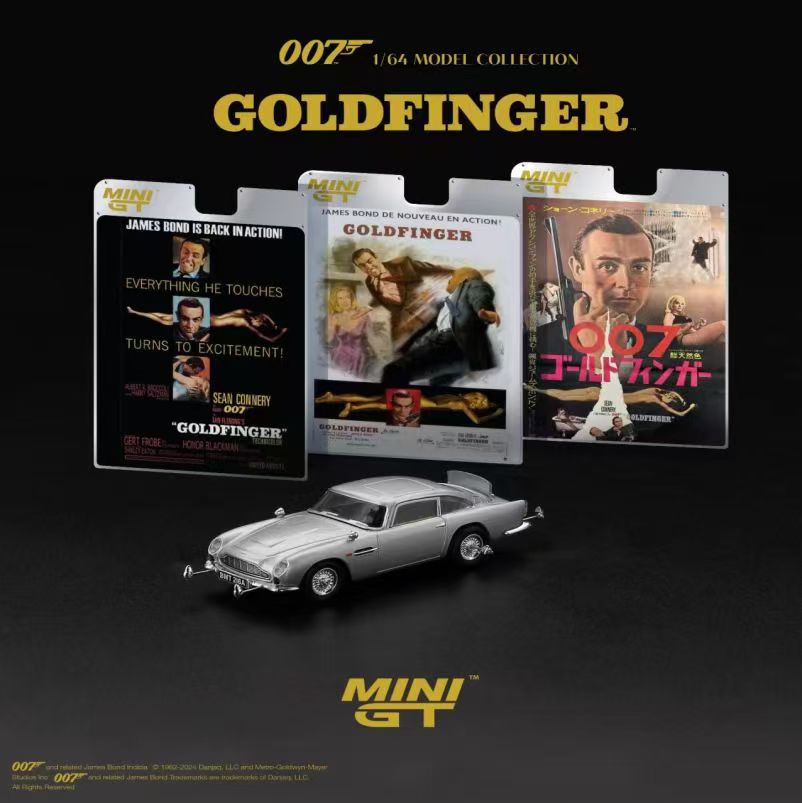 Mini GT #900 007 James Bond Goldfinger